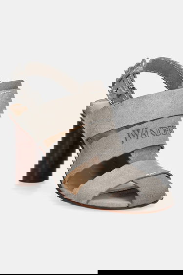Sneakers og sko JW Anderson JW Anderson Suede Heeled Sandals Grå | SN0097.LA0359.929, 0