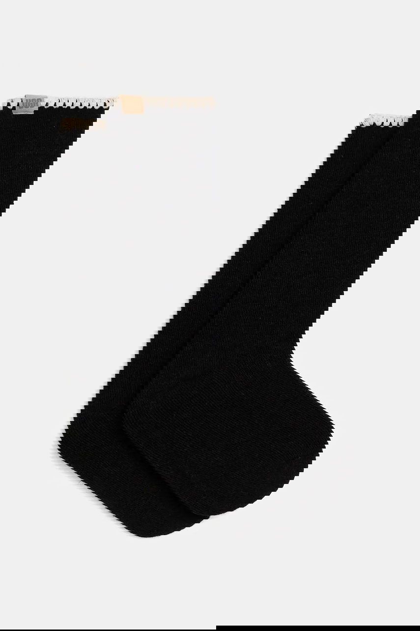 Sokker UGG MARLENY Wool Blend Scalloped Trim Socks Sort | 1163870, 0