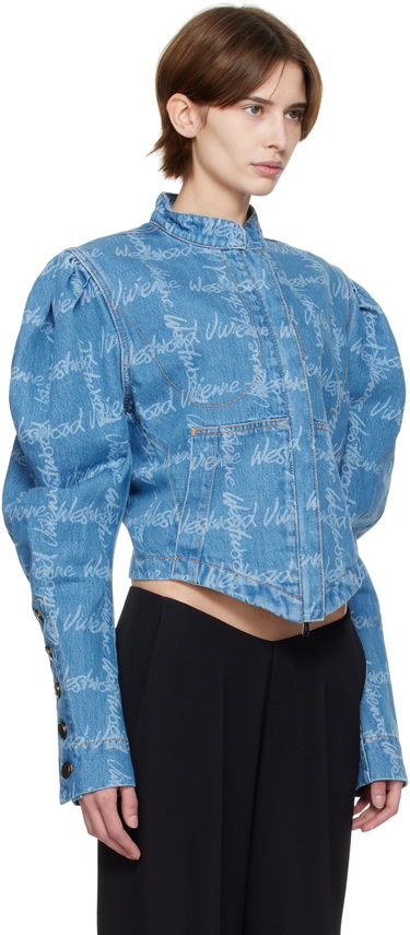 Jakke Vivienne Westwood Vivienne Westwood Filli Denim Jacket Blå | 1901001F-W014I-, 1