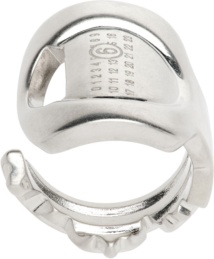 Ring Maison Margiela MM6 Maison Margiela Bottle Opener Key Ring Metalisk | SM6UQ0084 P7210