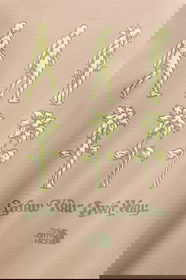 Sweatshirt The North Face Connect Relaxed Grow Your Own Way Graphic Print Sweatshirt Beige | NF0A8E3ZBOX1, 4