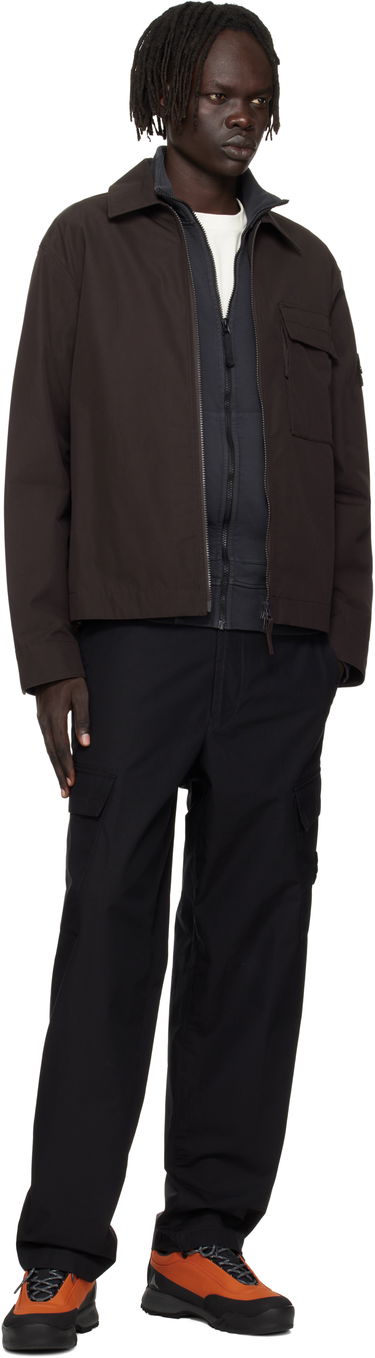 Jakke Stone Island Stone Island Weatherproof Canvas Overshirt Brun | K2S15 1200018 S00F1, 4