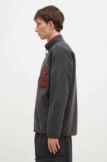 Sweatshirt FJÄLLRÄVEN Pile Fleece Jacket With Chest Pocket Grå | F84158.030.352, 1