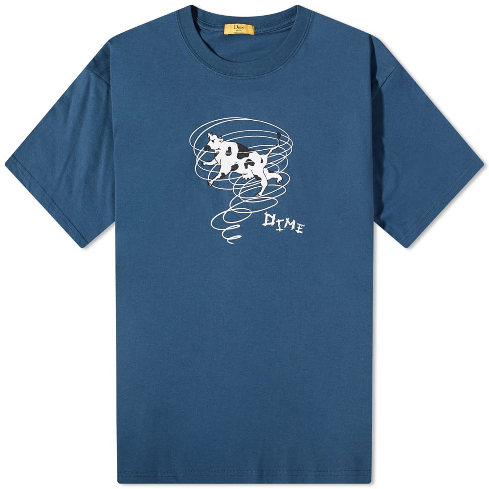 T-shirt Dime Twister Tee Mørkeblå | DIMED2F15IND, 0