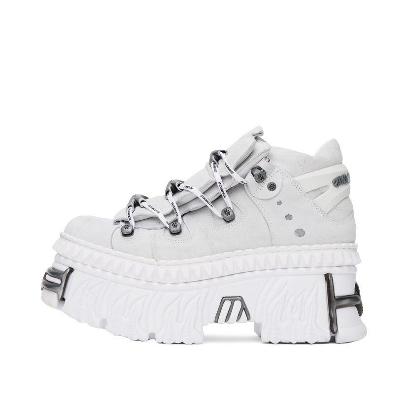 Sneakers og sko VETEMENTS New Rock Edition Fire Platform Hvid | UA66SN100W