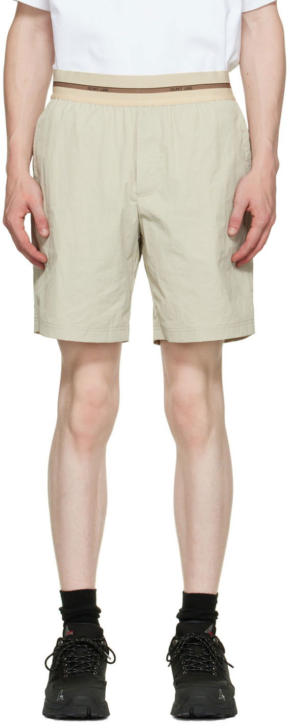 Shorts Helmut Lang Designer Nylon Shorts Beige | M05HM205