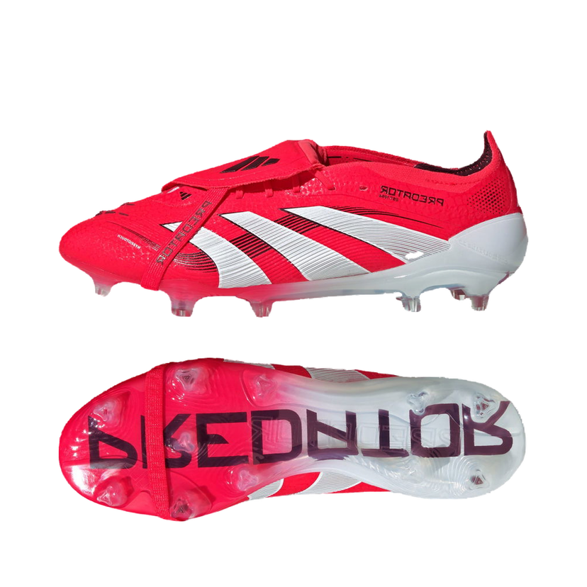 Sneakers og sko adidas Performance Predator Elite Fold-Over Tongue Firm Ground Rød | ID8966
