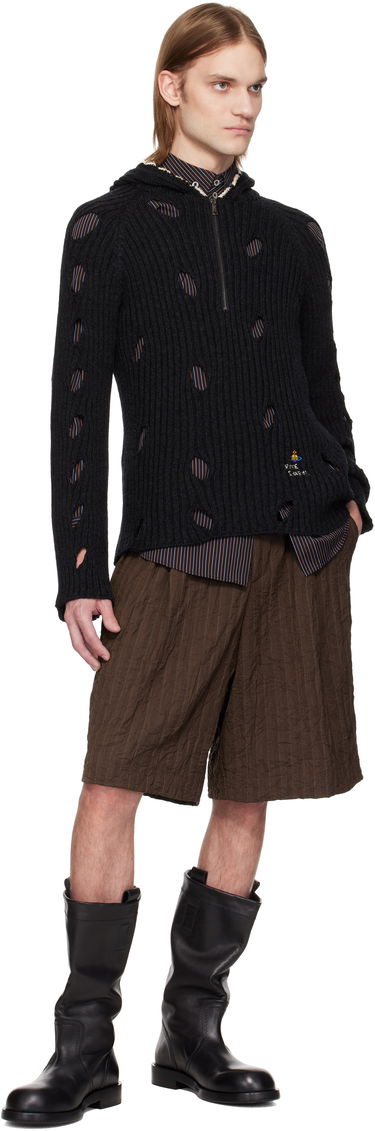 Sweater Vivienne Westwood Vivienne Westwood Slash Hoodie Sort | 38030051-Y003H-, 3