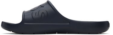 Sneakers og sko BOSS Embossed Logo Pool Slides Mørkeblå | 50498207, 2