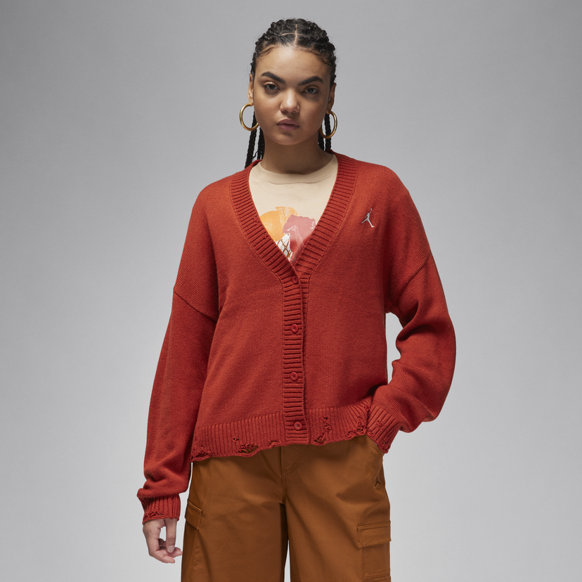 Sweater Jordan Jordan Cardigan Rød | FN5362-615