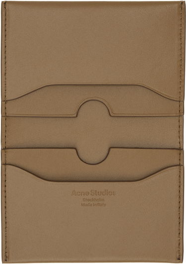 Tegnebog Acne Studios Bifold Card Holder Beige | CG0236-, 4