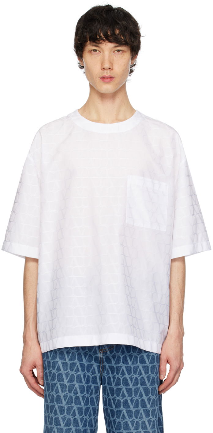 T-shirt Valentino Iconographe T-Shirt Hvid | 4V3CJI209VC