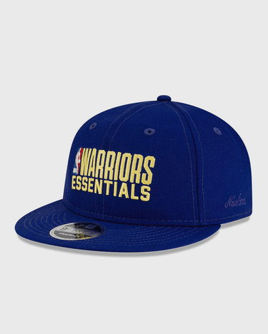 Kasket New Era Fear of God X GOLDEN STATE WARRIORS Essentials Retro Crown Flat Snapback Cap Blå | 60792608, 0