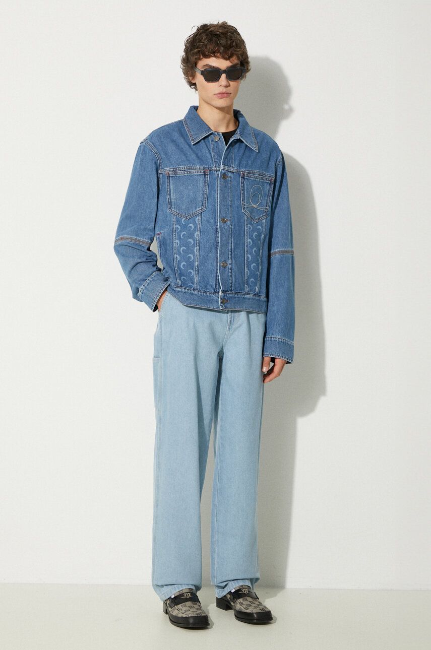 Jakke Marine Serre Denim Trucker Jacket Blå | MJA063A, 1