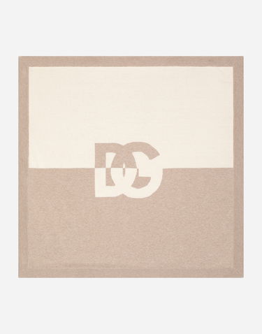 Tørklæde Dolce & Gabbana Dolce & Gabbana Knitted Blanket Beige | LNKAD8JAWX7S9000, 0