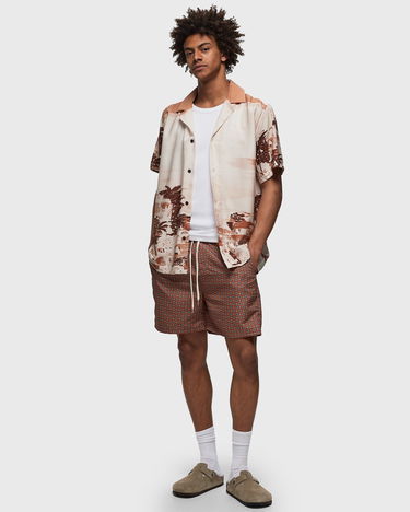 Skjorte Les Deux Coastal AOP SS Shirt Beige | LDM401079-738738, 3