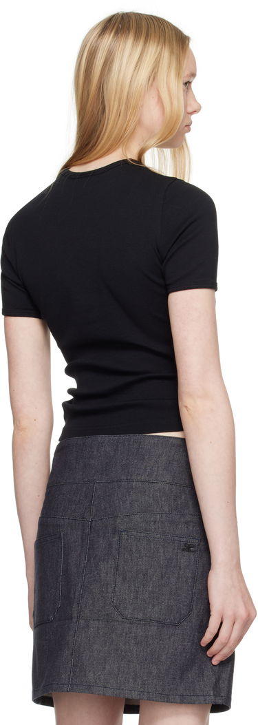 T-shirt Courrèges Courrèges Medusa Print T-Shirt Sort | 225JTS017JS0223, 2