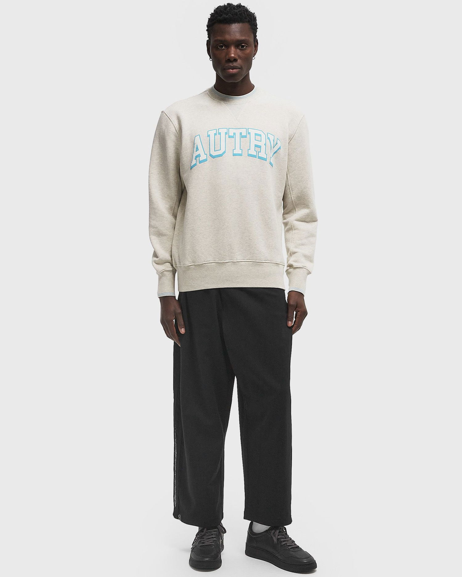 Sweater Autry Autry Action Sweatshirt Main Grå | SWPM75JL, 1