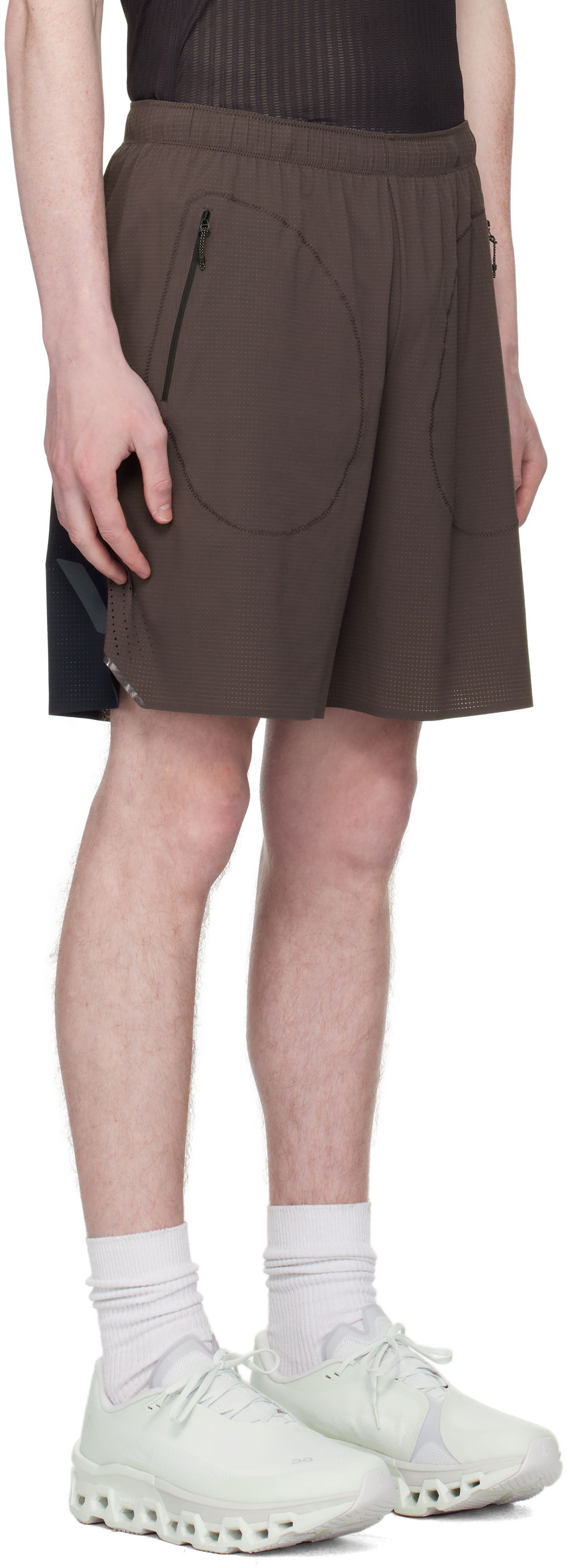 Shorts Soar Running Soar Long Summer Running Shorts Brun | SS25-SS19M-GRE/BLK, 1