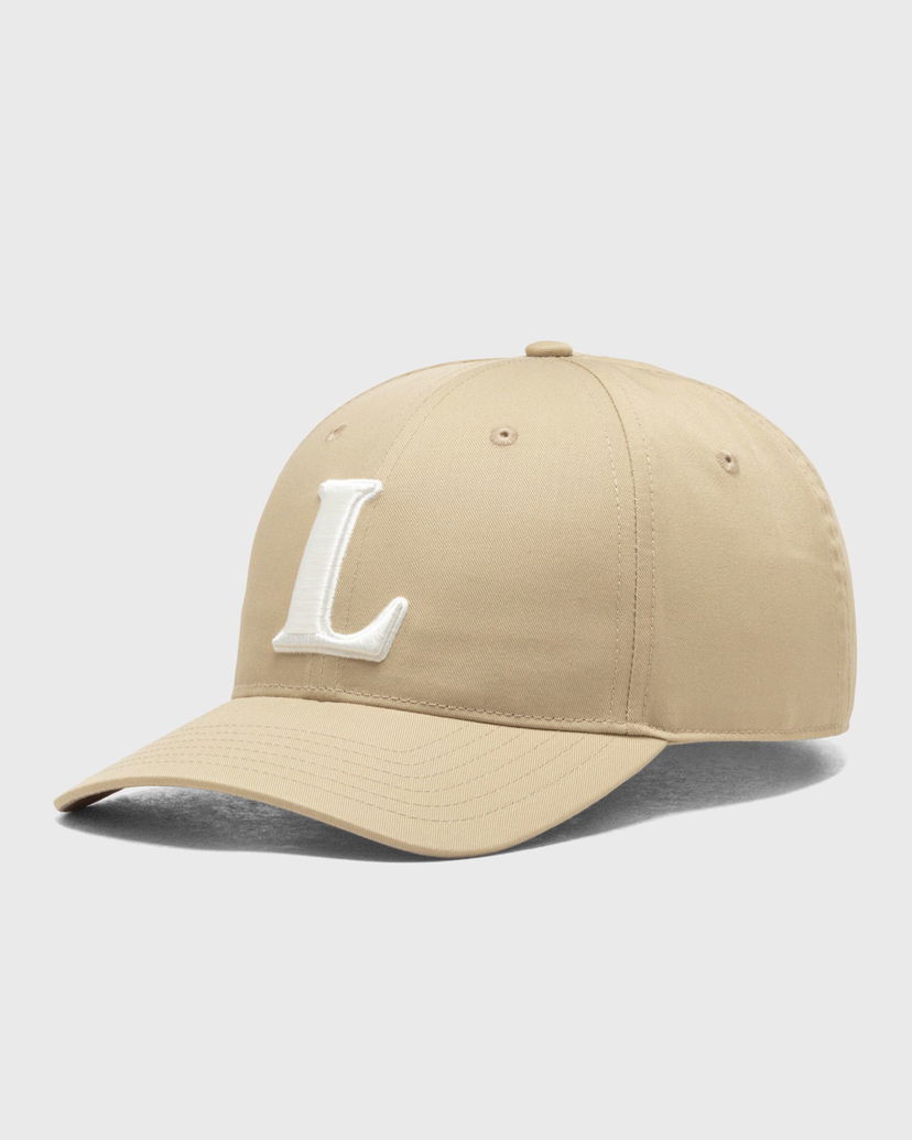 Kasket Lacoste Baseball Cap with L Letter Beige | RK0342-02S