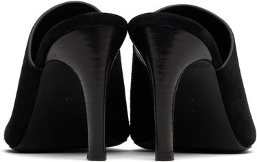 Tøj TOTEME TOTEME Bandeau Suede Mules Sort | 253-WAS0245-LE0004, 1