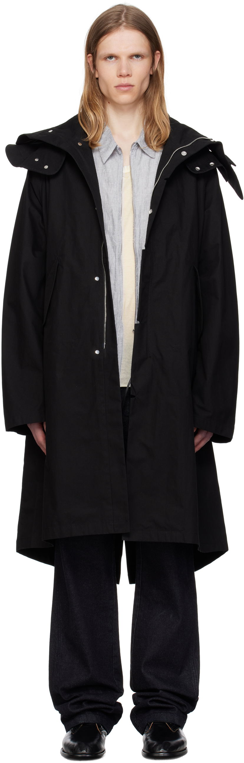 Parka Post Archive Faction (PAF) PAF 8.0 Center Rain Coat Sort | 8.0 OPC-B