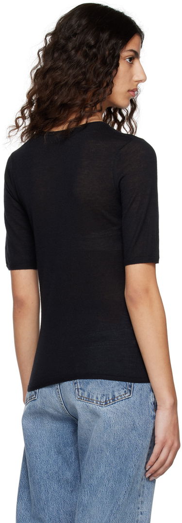 Sweater TOTEME TOTEME Crewneck T-Shirt Sort | 224-5122-339, 2