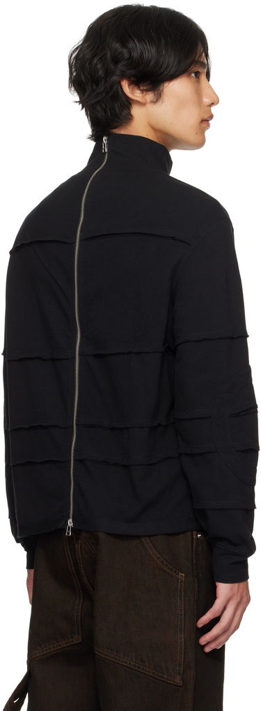 Sweater Eckhaus Latta Eckhaus Latta Striated Turtleneck Sort | 1413-EL-PF25-N, 2