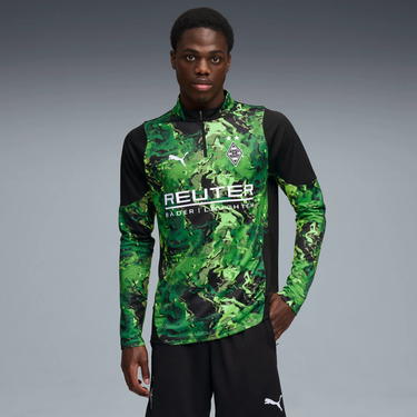 T-shirt Puma Borussia Mönchengladbach Training 1/4 Zip Top Grøn | 781471-08, 1