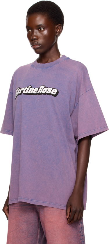 T-shirt Martine Rose Martine Rose Oversized Short Sleeve T-Shirt Lilla | 621JE03115, 3