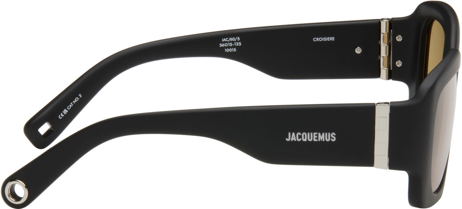 Solbriller Jacquemus Square Frame Sunglasses Sort | JAC60C5SUN, 1