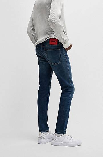 Jeans BOSS Extra-Slim Fit Stretch Denim Jeans Blå | 50530569, 1