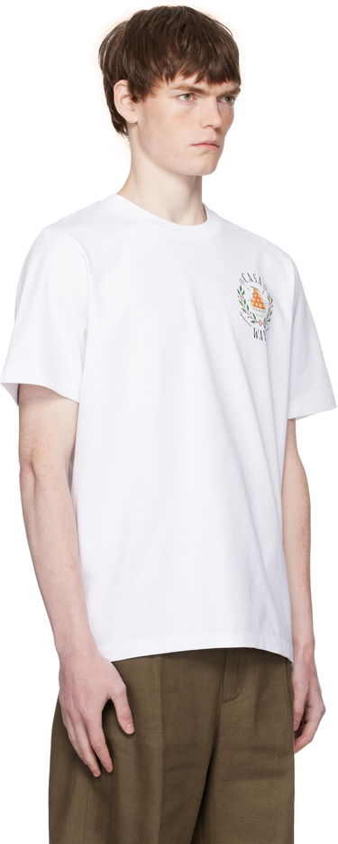 T-shirt Casablanca Casablanca 'Casa Way' Graphic T-Shirt Hvid | MPF25-JTS-001-26-EX-FLANNELS, 1