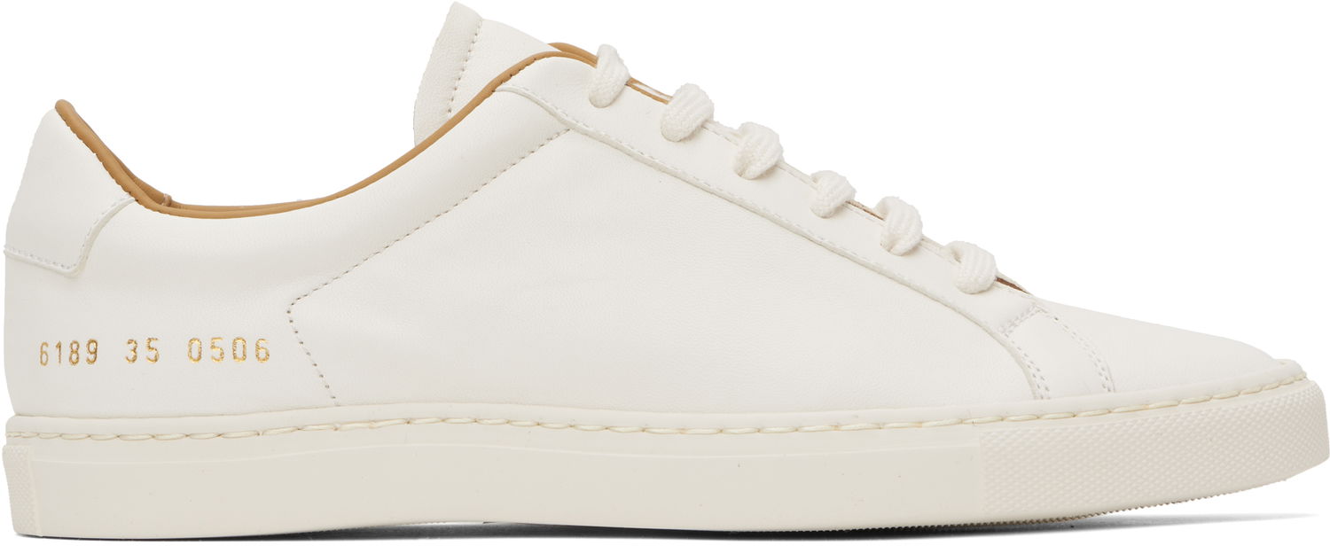Tøj Common Projects Common Projects Retro Summer Premium Hvid | 6189, 0