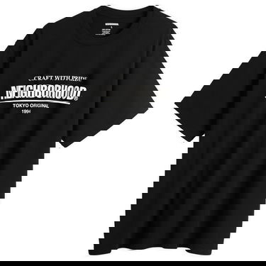T-shirt Neighborhood Classic Logo T-Shirt Sort | 252PCNH-ST01-BLK, 1