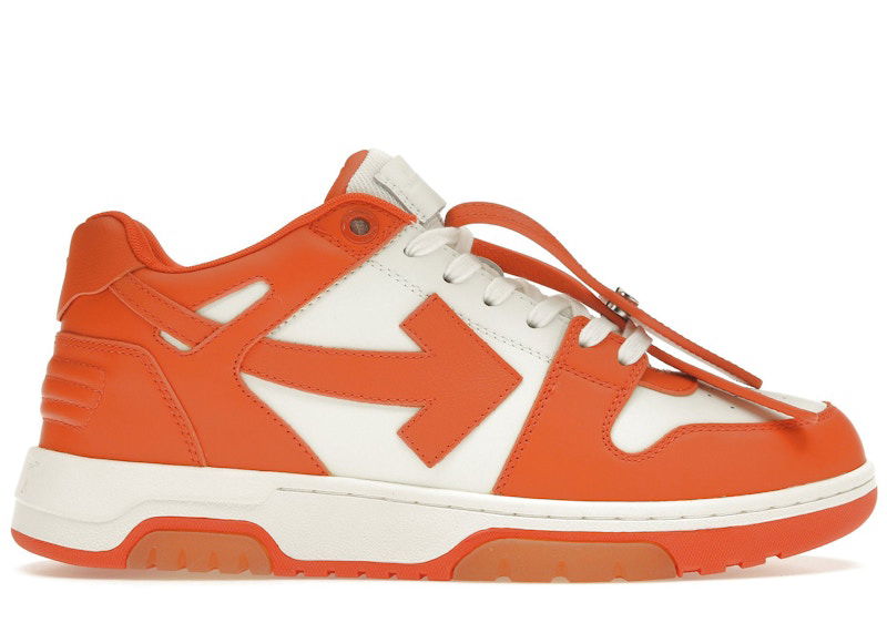 Sneakers og sko Off-White Out Of Office OOO Low Tops White Orange Orange | OMIA189S22LEA0010120, 0