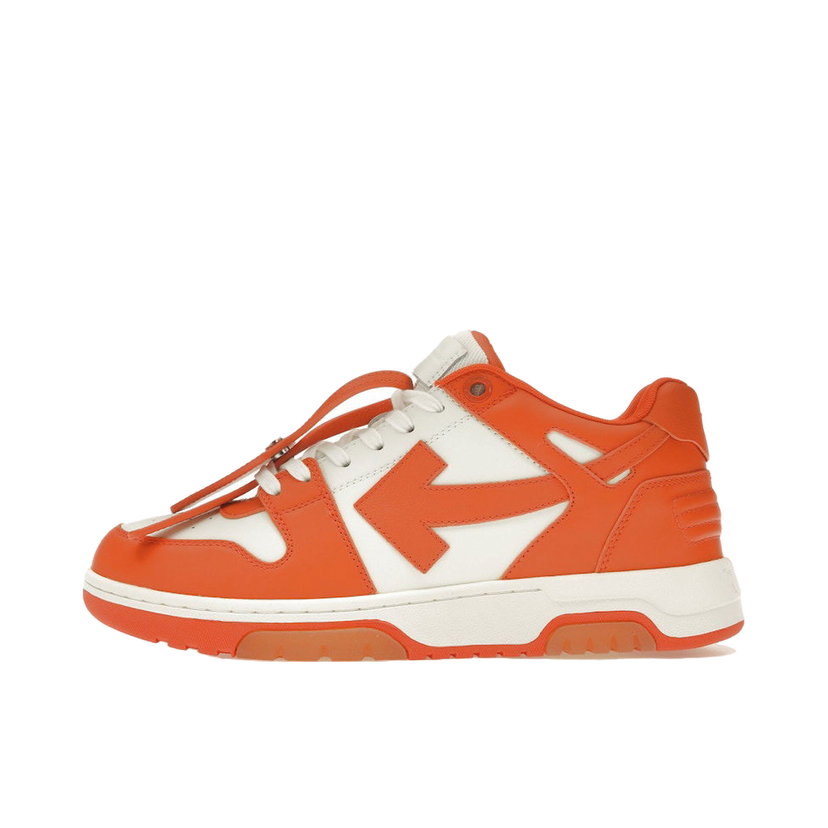 Sneakers og sko Off-White Out Of Office OOO Low Tops White Orange Orange | OMIA189S22LEA0010120
