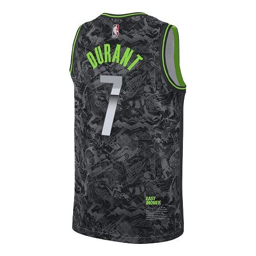 Jersey Nike Kevin Durant Brooklyn Nets Basketball Vest Sort | DA6954-073