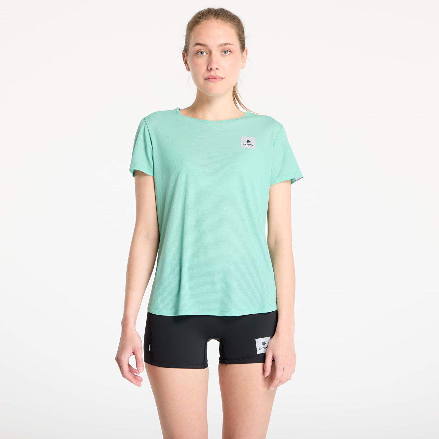 T-shirt Saysky SAYSKY Women's Reactive Flow Running T-Shirt Grøn | NWRSS60C1038, 0