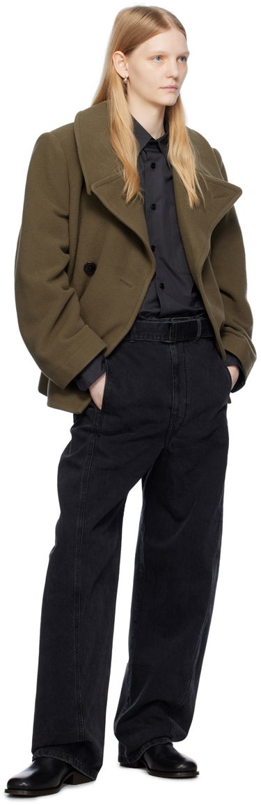 Frakker LEMAIRE Lemaire Boxy Jacket Grøn | CO1033 LF1164, 3