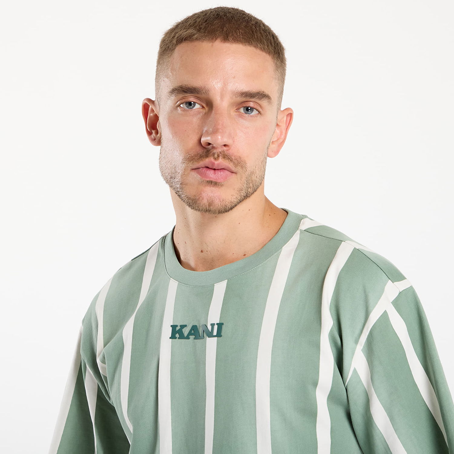 T-shirt Karl Kani Karl Kani Retro Gradient Stripes Tee Grøn | PD00005338, 1