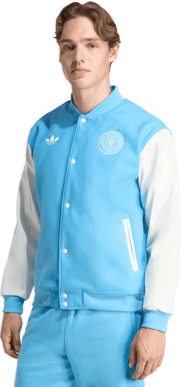 Bomberjakke adidas Originals Inter Miami CF adidas Originals Anthem Jacket Blå | JM5160, 3