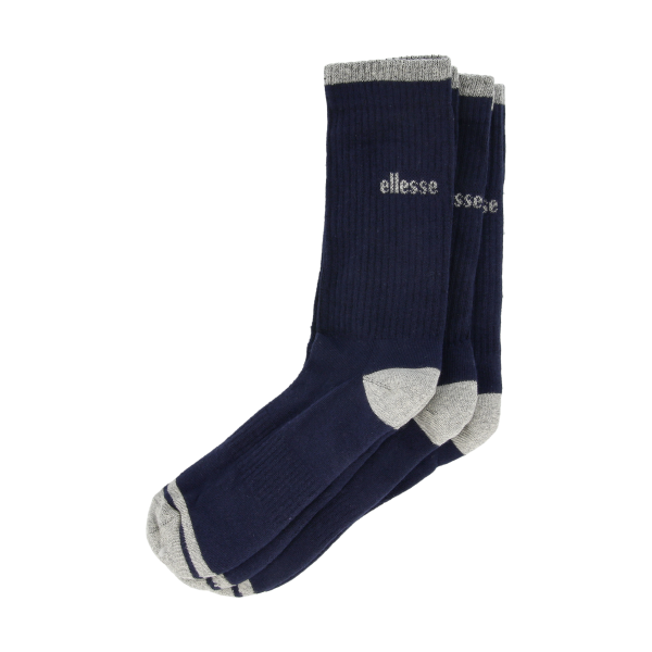 Sokker Ellesse Sport Crew Socks 3-Pack Mørkeblå | ELS241102-04, 0