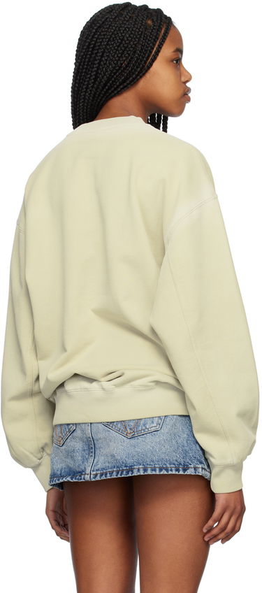 Sweater We11done We11done Heart Choker Sweatshirt Grøn | WD-TS1-23-809-U-IV, 2