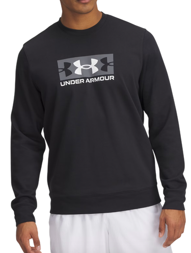 Sweatshirt Under Armour Rival Terry Logo Crew Sweatshirt Sort | 1390140-001, 0