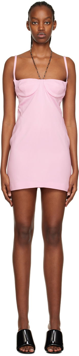 Kjole The Attico Attico Coco Mini Dress Lyserød | 231WCA191 V058, 0
