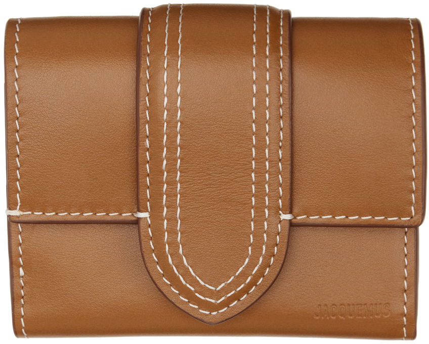 Tegnebog Jacquemus 'Le Compact Bambino' Wallet "Tan" Brun | 23H233SL119-3072, 0