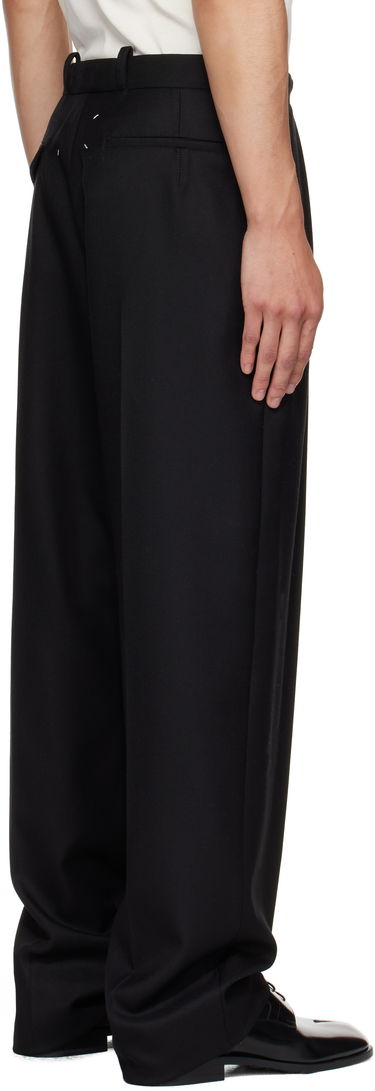 Bukser Maison Margiela Maison Margiela Virgin Wool Trousers Sort | S50KA0687 M35504, 2