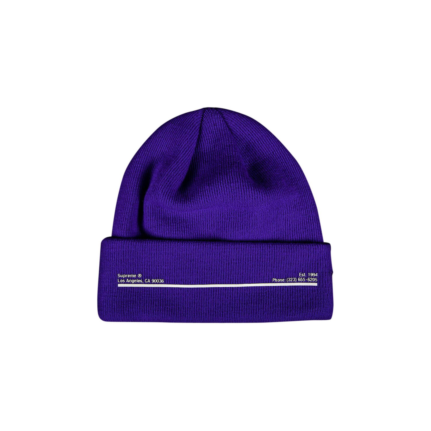 Beanie Supreme New Era x Shop Beanie - Los Angeles Lilla | FW20BN36C PURPLE, 1