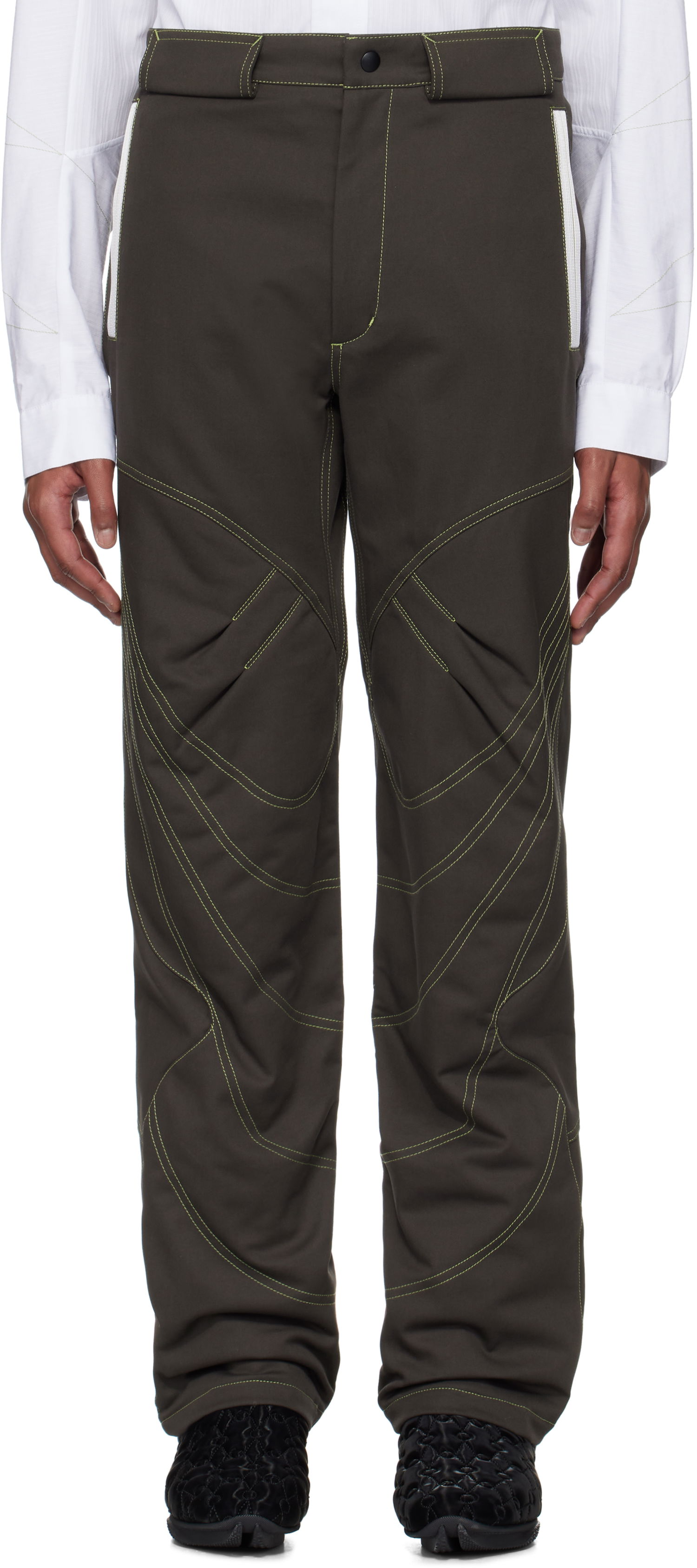 Bukser KIKO KOSTADINOV Kiko Kostadinov Solix Zip Trousers Grøn | KKSS25T03-11, 0